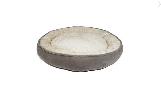 Fleece Pet Bed Grey, 24"