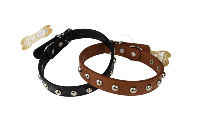 Dog Collar Brown, Black