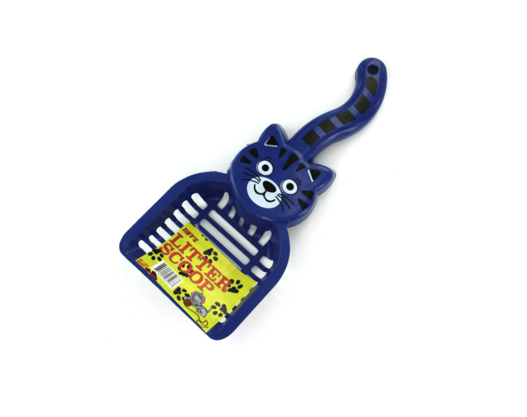 Cat-Shaped Litter Scoops - Plastic, 11" x 5"