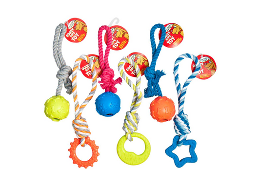 Dog Rope Chew Toys- Rope & Chew Ring