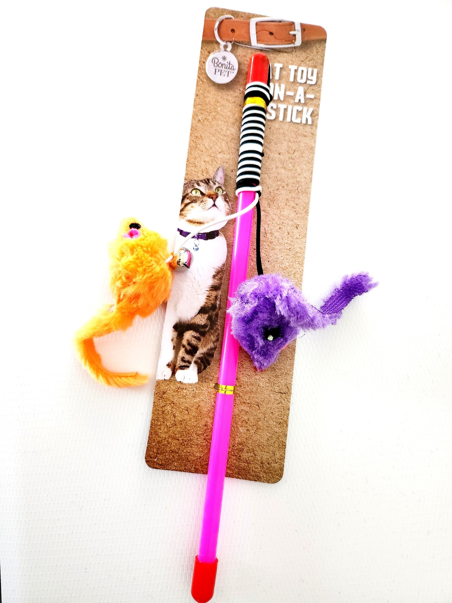 Mice-On-A-Stick Cat Toys