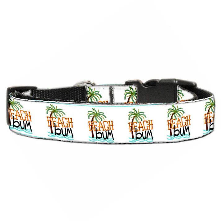 Pet Dog Nylon Collar "Beach Bum"