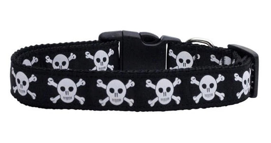 Pet Dog & Cat Nylon Collar "Skulls"